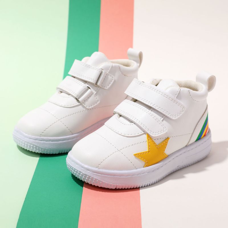 Småbørn Børn Vinter & Allover Rainbow Star Mønster Sneakers Med Bløde Ben