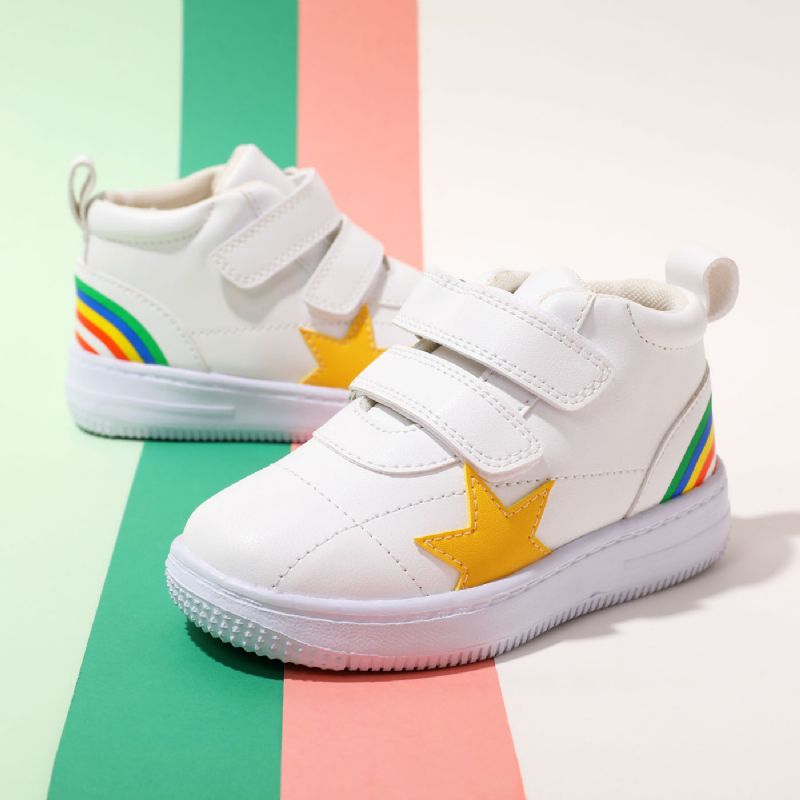 Småbørn Børn Vinter & Allover Rainbow Star Mønster Sneakers Med Bløde Ben